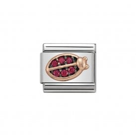 Composable Classic Link "Ladybug" Rose Gold CZ 430311-03