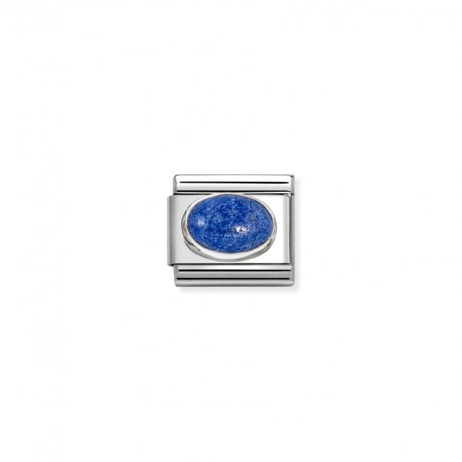 Nomination Composable Classic Link Lapis Lazuli Stone Blue 330510/09