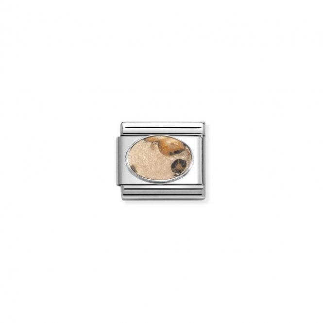 Nomination Composable Classic Link Leopard Skin Jasper Stone 330510/46