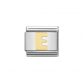 Composable Classic Link "Letter E" Gold 030101-05