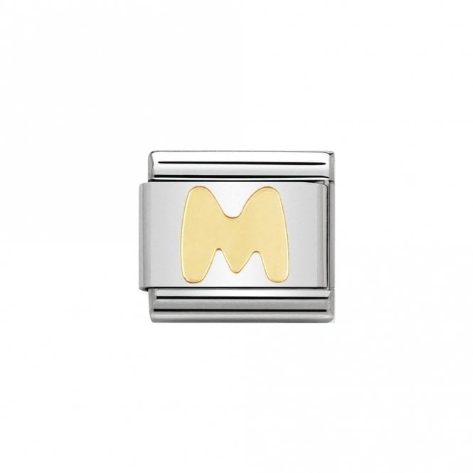 Nomination Composable Classic Link Letter M Gold 030101/13