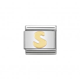 Composable Classic Link "Letter S" Gold 030101/19