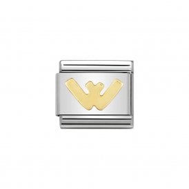 Composable Classic Link "Letter W" Gold 030101-23