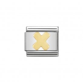 Composable Classic Link "Letter X" Gold 030101-24