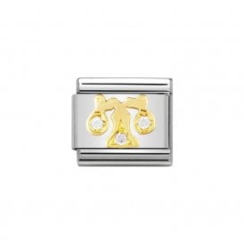 Composable Classic Link "Libra" Gold & CZ 030302-07