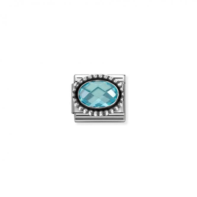 Nomination Composable Classic Link Light Blue CZ Vintage Effect 330607/006
