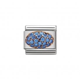 Composable Classic Link "Light Blue Dome" Rose Gold 430314-03