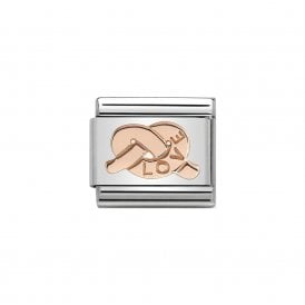 Composable Classic Link "Love Knot" Rose Gold 430104-25