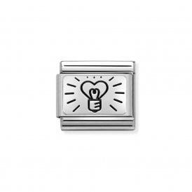 Composable Classic Link "Love Lightbulb" Silver 330109-60 