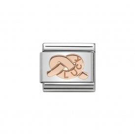 Composable Classic Link "Lucky Knot" Rose Gold 430104-30