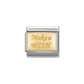 Composable Classic Link "Make A Wish" Gold 0301021-43