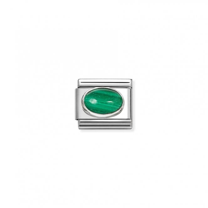 Nomination Composable Classic Link Malachite Stone 330510/48
