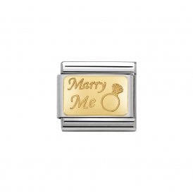 Composable Classic Link "Marry Me" Gold 030121-44