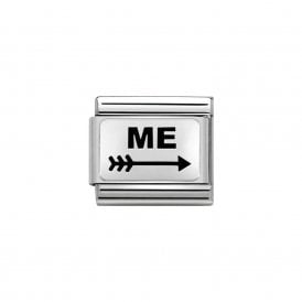 Composable Classic Link "Me" Silver 330109-44 
