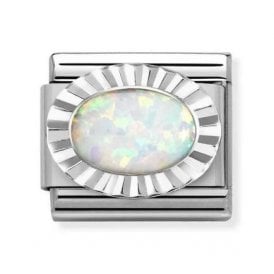 Composable Classic Link "Moon Stone" Silver 330507-17 