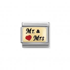 Composable Classic Link "Mr & Mrs" Gold 030284-53