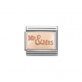 Composable Classic Link "Mr & Mrs" Rose Gold 430101-39