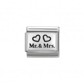 Composable Classic Link "Mr & Mrs" Silver 330109-01
