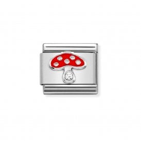 Composable Classic Link "Mushroom" Silver 330508-18