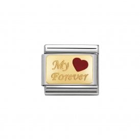 Composable Classic Link "My Forever" Gold  030284-26 