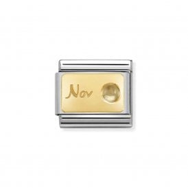 Composable Classic Link "November Citrine" Gold  030519-11