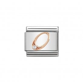 Composable Classic Link "Number 0" Rose Gold & CZ 430315-00