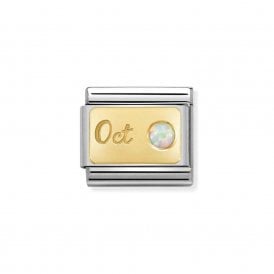 Composable Classic Link "October Opal" Gold  030519-10 