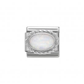 Composable Classic Link "Opal" Silver 330503-07