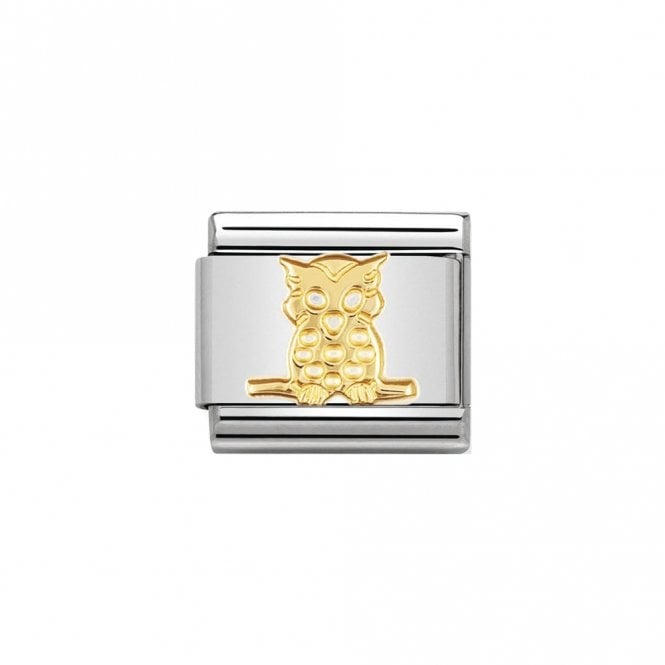 Nomination Composable Classic Link Owl Gold 030114/06