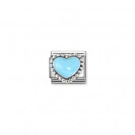 Composable Classic Link Pastel Blue Heart 330204/34