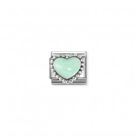 Composable Classic Link Pastel Green Heart 330204/35