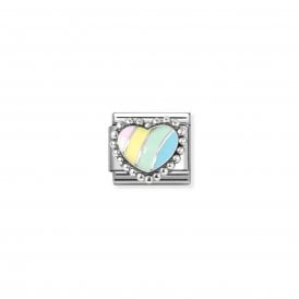Composable Classic Link Pastel Stripe Heart 330204/37