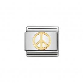 Composable Classic Link "Peace" Gold 030116-06