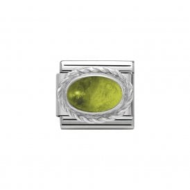 Composable Classic Link "Peridot" Silver 330504-05