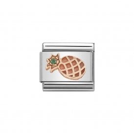 Composable Classic Link "Pineapple" Rose Gold CZ 430305-30