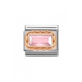 Composable Classic Link "Pink Baguette" Rose Gold 430604-003 