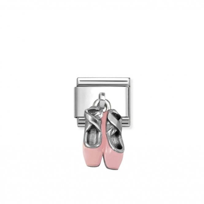 Nomination Composable Classic Link Pink Ballet Shoes Pendant Charm 331805/21