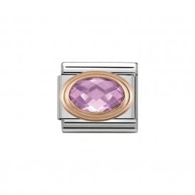 Composable Classic Link "Pink CZ" Rose Gold 43060-003