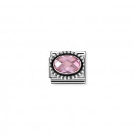 Composable Classic Link Pink CZ Vintage Effect 330607/003
