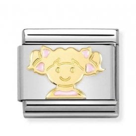 Composable Classic Link "Pink Girl" Gold 030272-66 