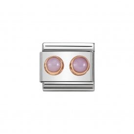 Composable Classic Link "Pink Opal" Rose Gold 430506-22