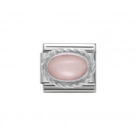 Composable Classic Link "Pink Opal" Silver 330503-22