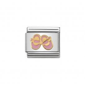 Composable Classic Link "Pink Shoes" Gold 030242-37