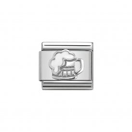 Composable Classic Link "Pint Of Beer" Silver 330202-34