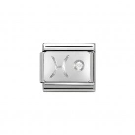 Composable Classic Link "Pisces" Silver & CZ 330302-12