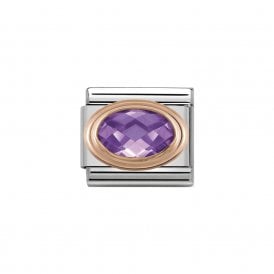 Composable Classic Link "Purple CZ" Rose Gold 430601-001