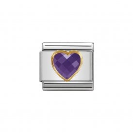 Composable Classic Link "Purple Heart" Gold 030610-001