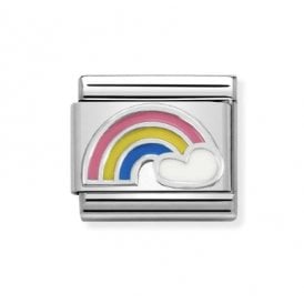 Composable Classic Link "Rainbow" Silver 330204/25
