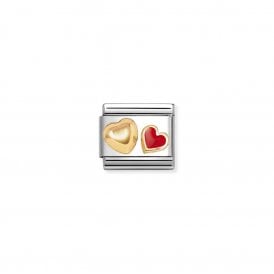 Composable Classic Link Raised and Red Heart 030283/32