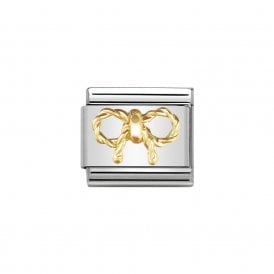 Composable Classic Link "Raised Bow" Gold 030154-03